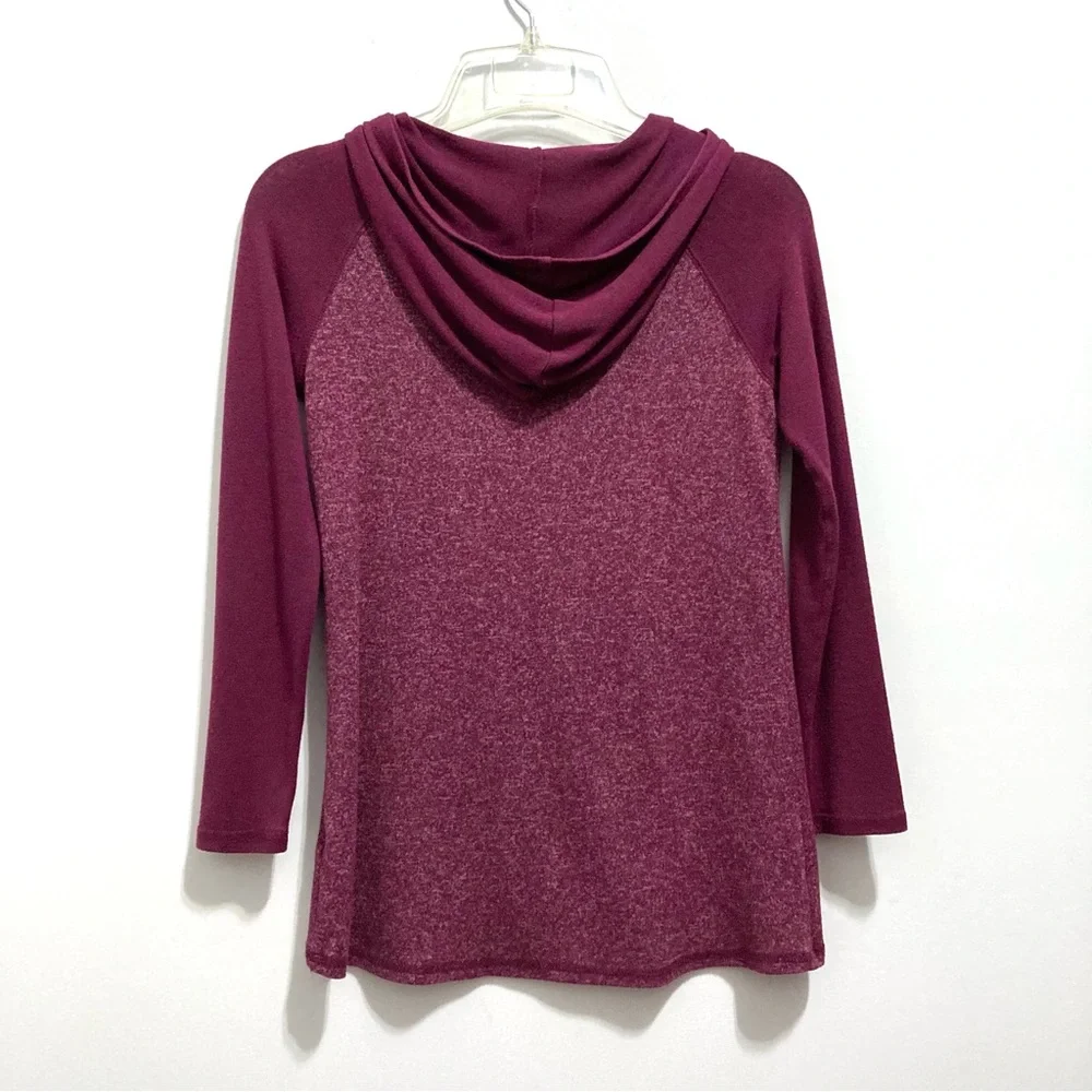 Justice Girl’s Maroon Burgundy Cranberry Hoodie